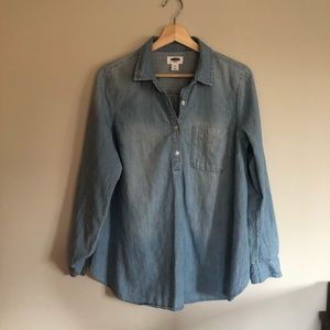 Old Navy Denim Maternity Top